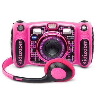 Open full size image 
      KidiZoom® DUO Deluxe Digital Camera with MP3 Player and Headphones - Pink
    